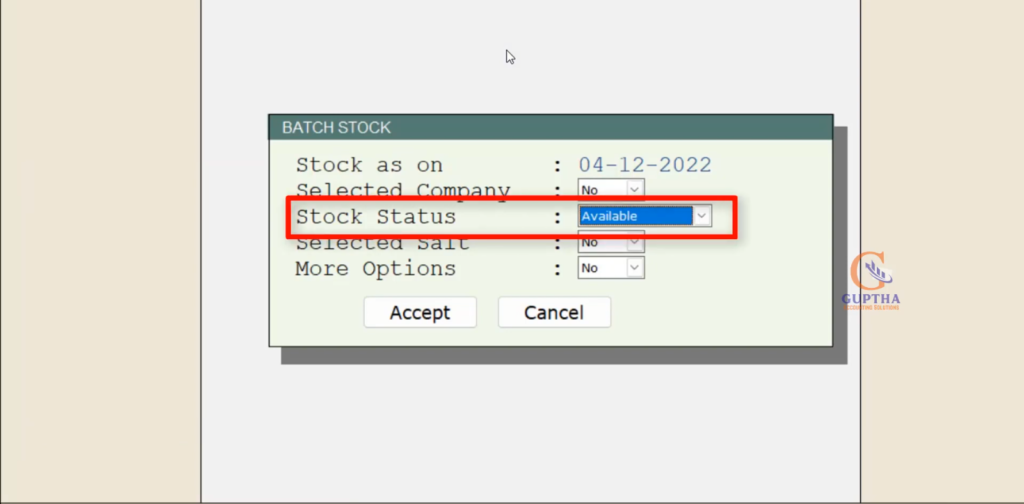 How to Know Batch Wise Stock Report in Marg ERP in Telugu-4