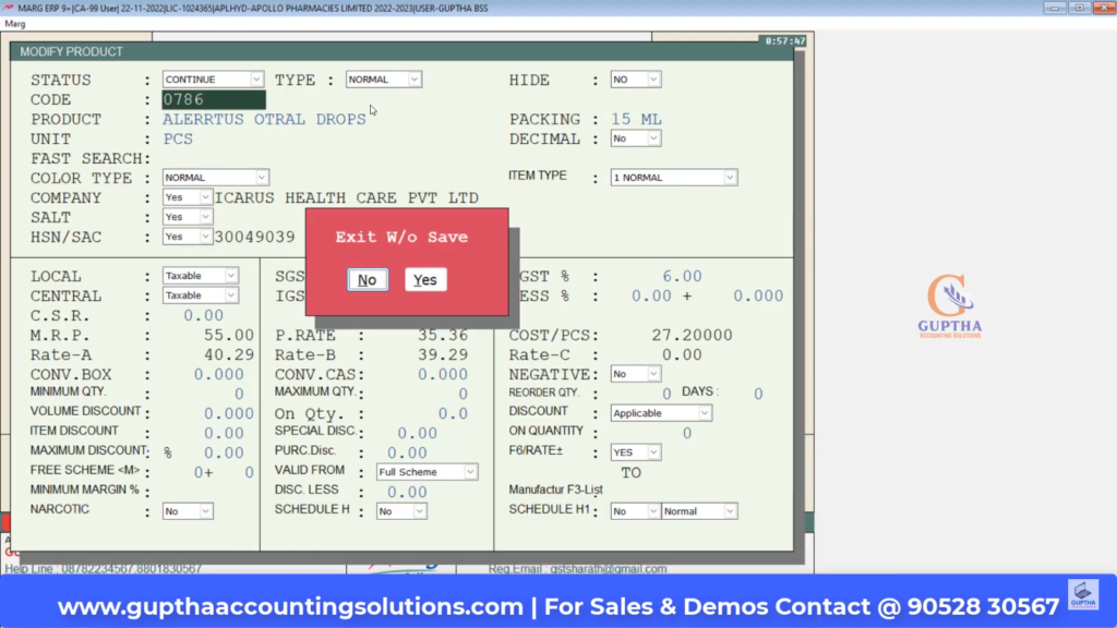 How to Know Dump Stock Report in MARG in Telugu-14