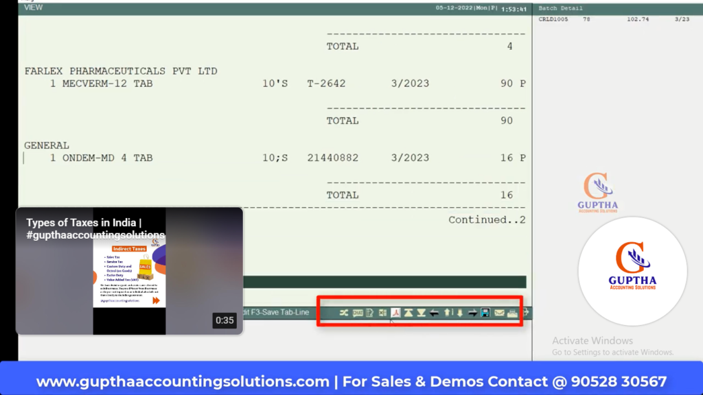 How to Know nearly expire stock Report in MARG in Telugu 33