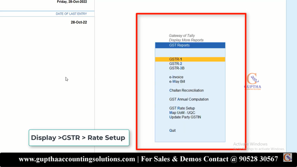 How to Validate HSN code in Tally Prime in Telugu 4