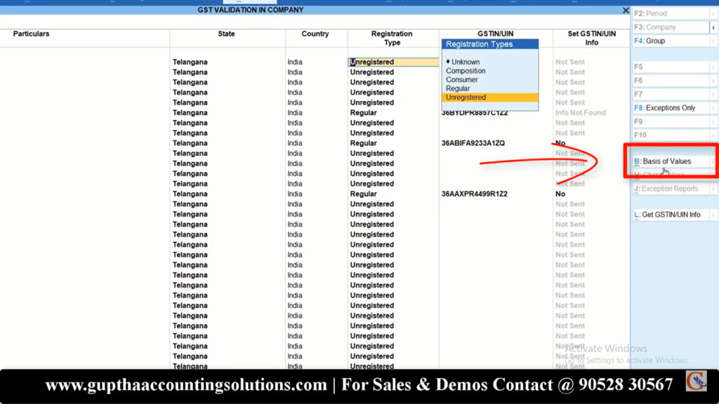 How to Verify GSTIN in Tally Prime in Telugu 12