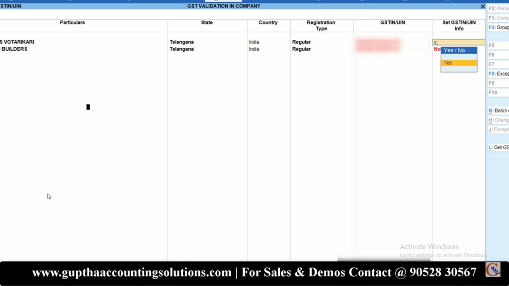 How to Verify GSTIN in Tally Prime in Telugu 19