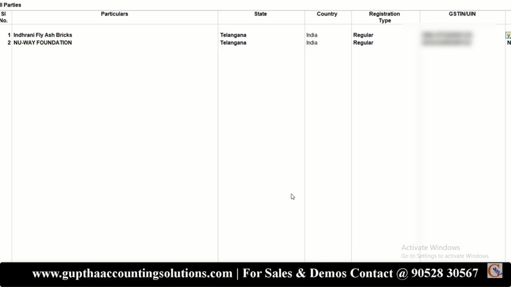 How to Verify GSTIN in Tally Prime in Telugu 22