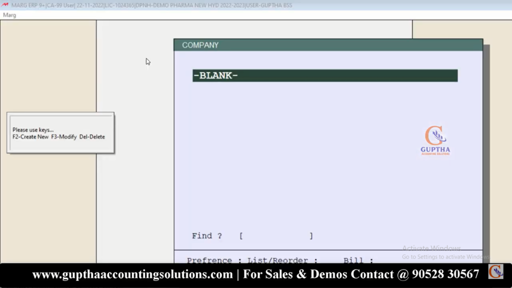 How to Create Company Masters in Marg ERP in Telugu 2