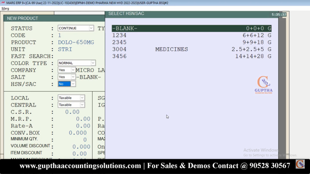 How to Create Item Masters in Marg ERP i n Telugu 12