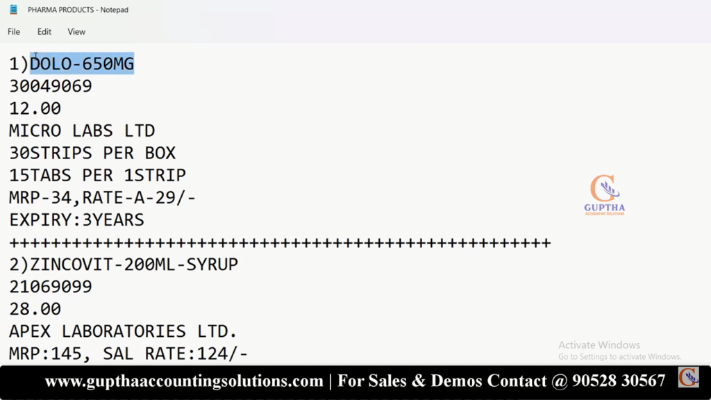 How to Create Item Masters in Marg ERP i n Telugu 6