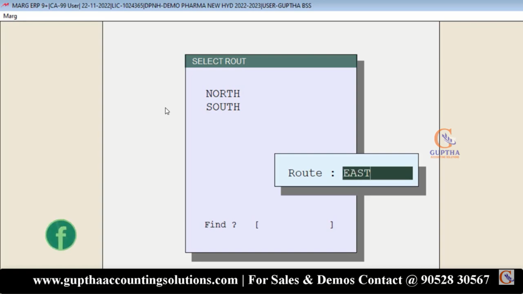 How to Create Route Masters in Marg ERP in Telugu 13