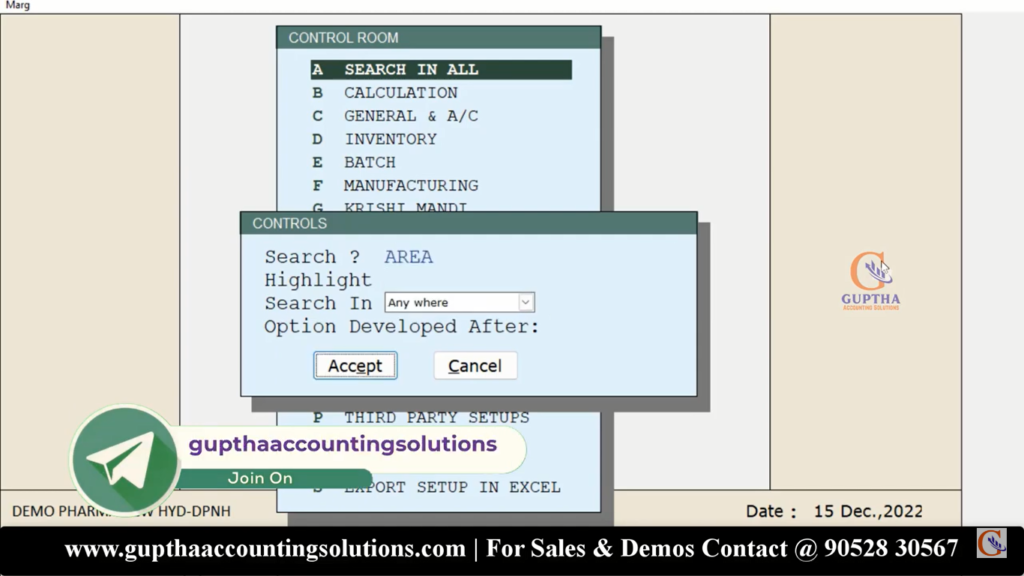 How to Create Route Masters in Marg ERP in Telugu 3