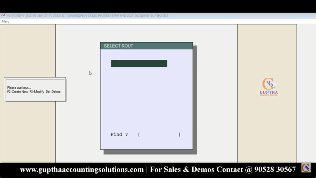 How to Create Route Masters in Marg ERP in Telugu 8
