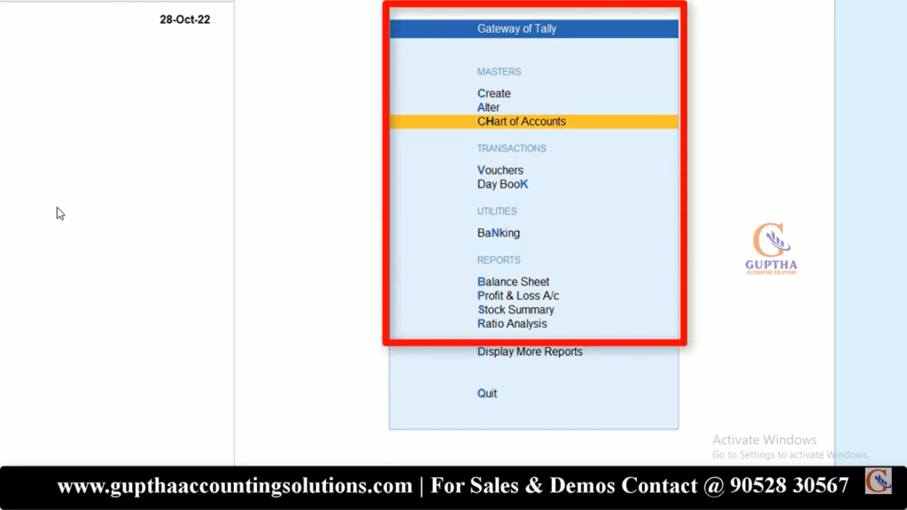 How to Delete Unused Ledger Masters in Tally Prime in Telugu 1