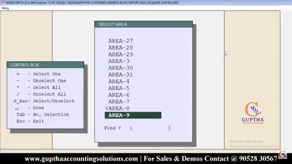 How to Export Address Book Report in Marg in Telugu 6