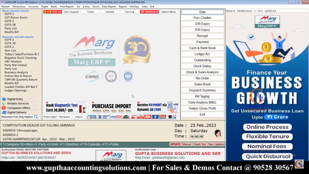 How to Export CMP 8 Composition Dealer Returns to Excel in Marg in Telugu 1