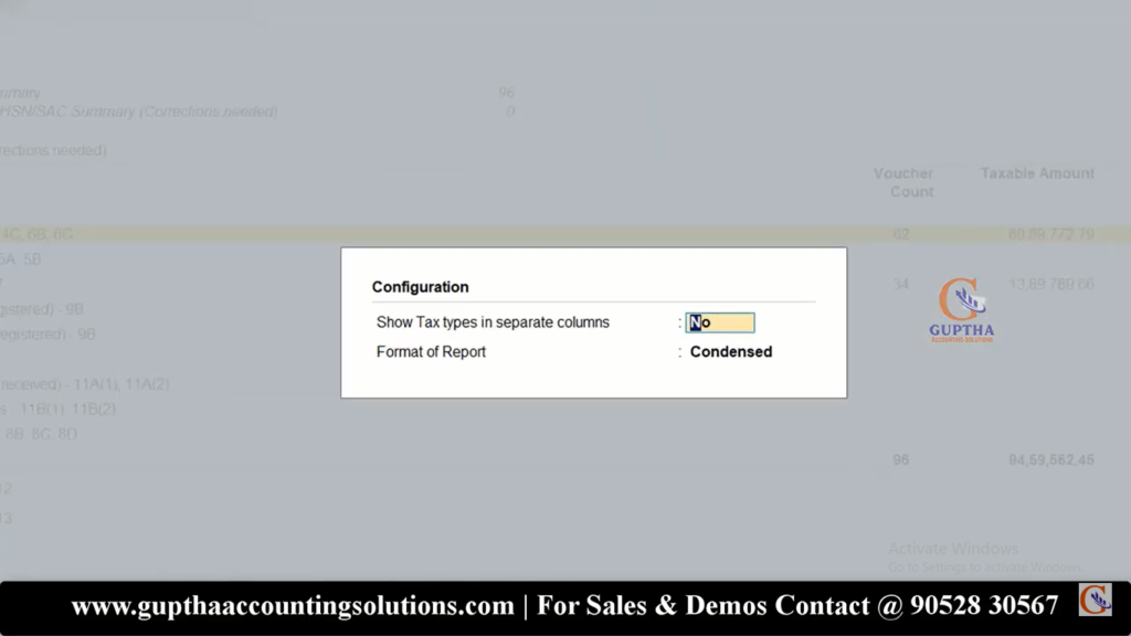 How to Export GSTR 1 Report Tally Prime into Excel, CSV, Json formats in Telugu 7