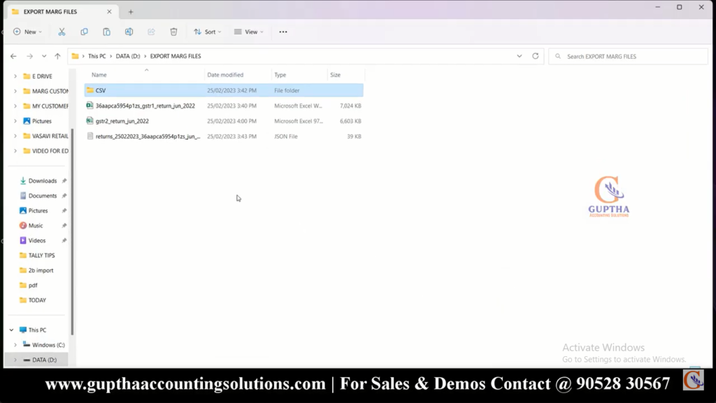 How to Export GSTR 2 Report MARG ERP into Excel format in Telugu 17