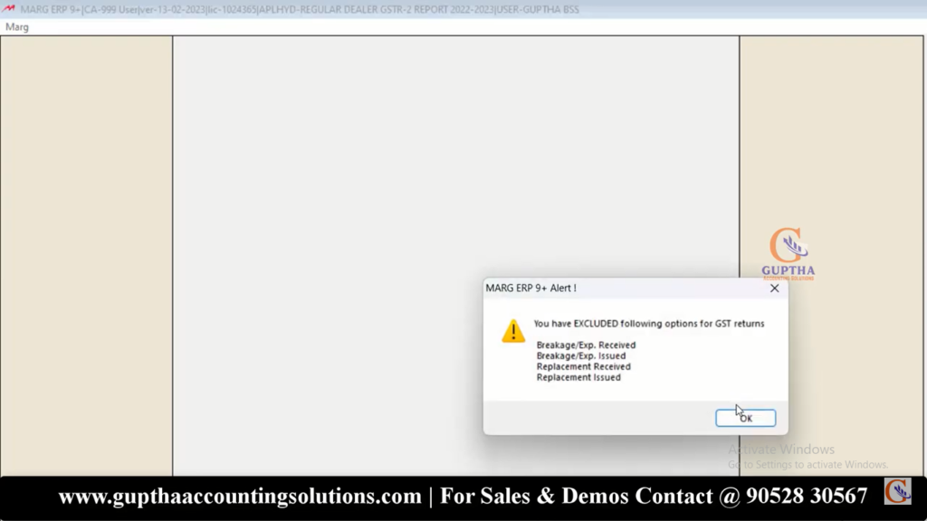 How to Export GSTR 2 Report MARG ERP into Excel format in Telugu 4