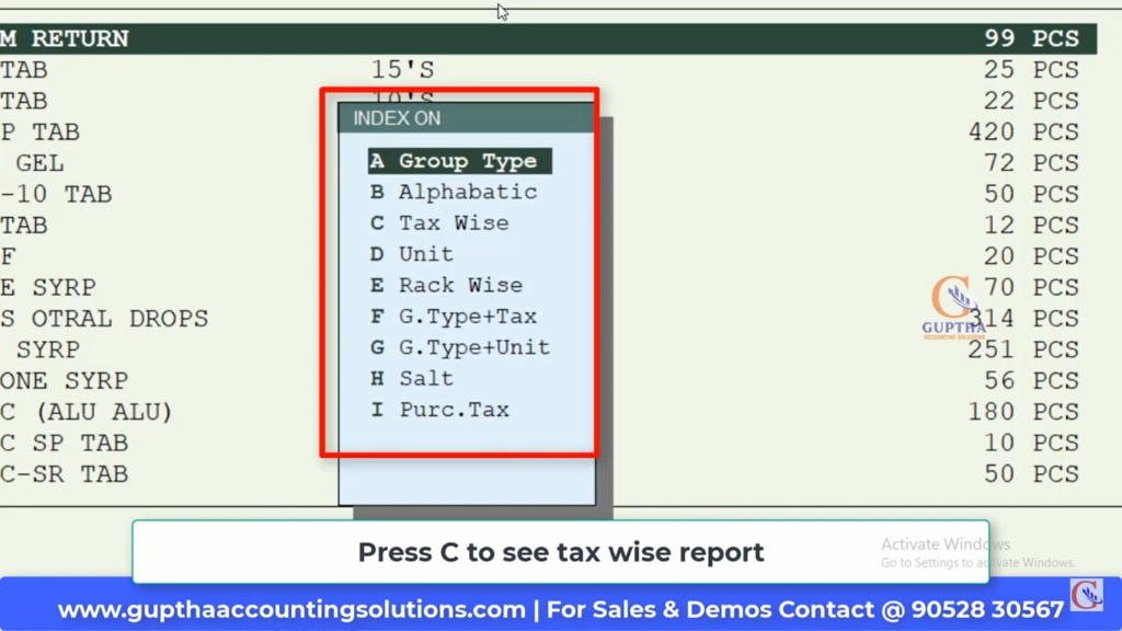 How to Get Stock Report filters wise in MARG in Telugu 14