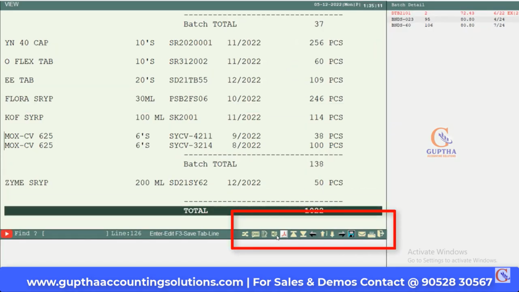 How to Know Expired Stock Report in MARG in Telugu 27