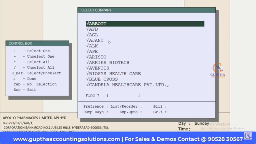 How to Know Expired Stock Report in MARG in Telugu 7