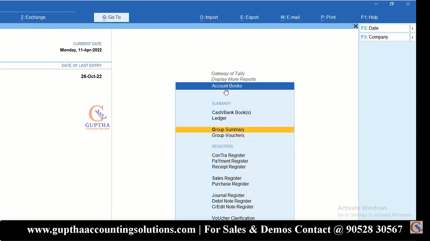 How to use Plus (+), Minus(-) Shortcuts in Tally Prime in Telugu ...