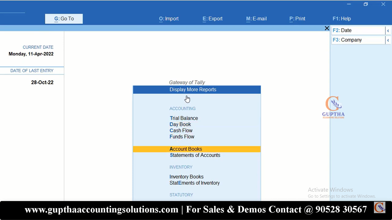 How to use Plus (+), Minus(-) Shortcuts in Tally Prime in Telugu ...