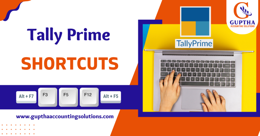 Tally Prime Shortcuts in Telugu
